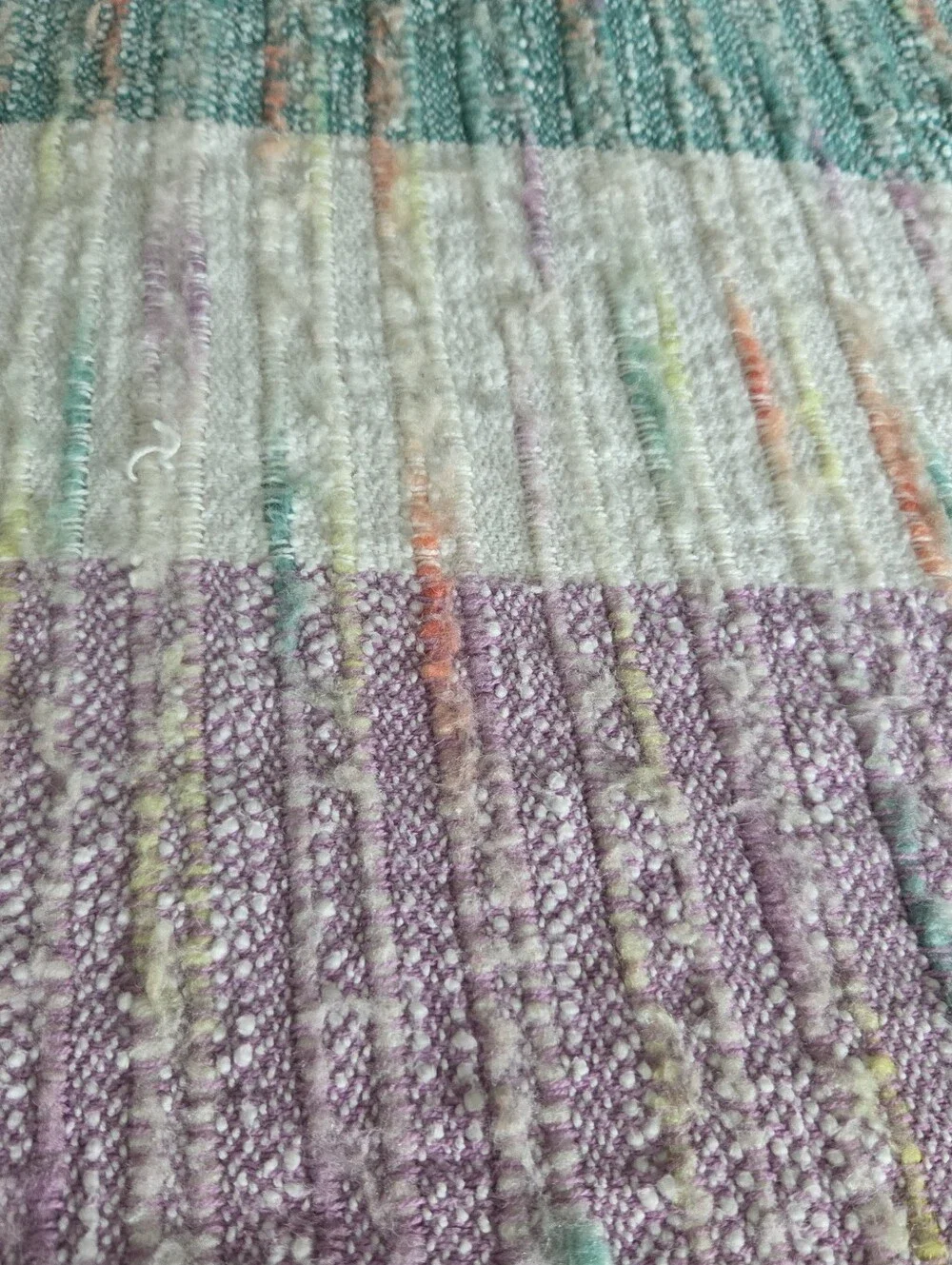 Anthropologie Multicolor Striped Blanket - Soft Cotton Blend